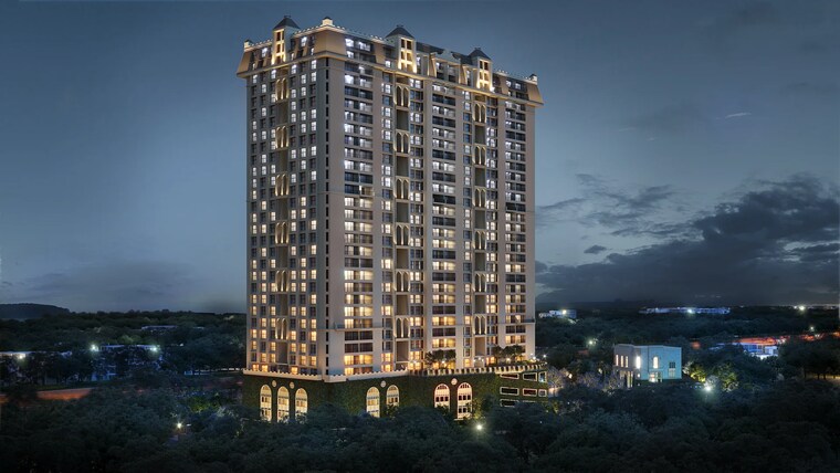 Exterior View, slv-royal-thanisandra 2 Bedroom 1225 Sq.Ft. Apartment In Thanisandra Bangalore 9720029