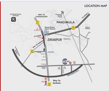  Plot – Map Location View at Vip Road - for Sale