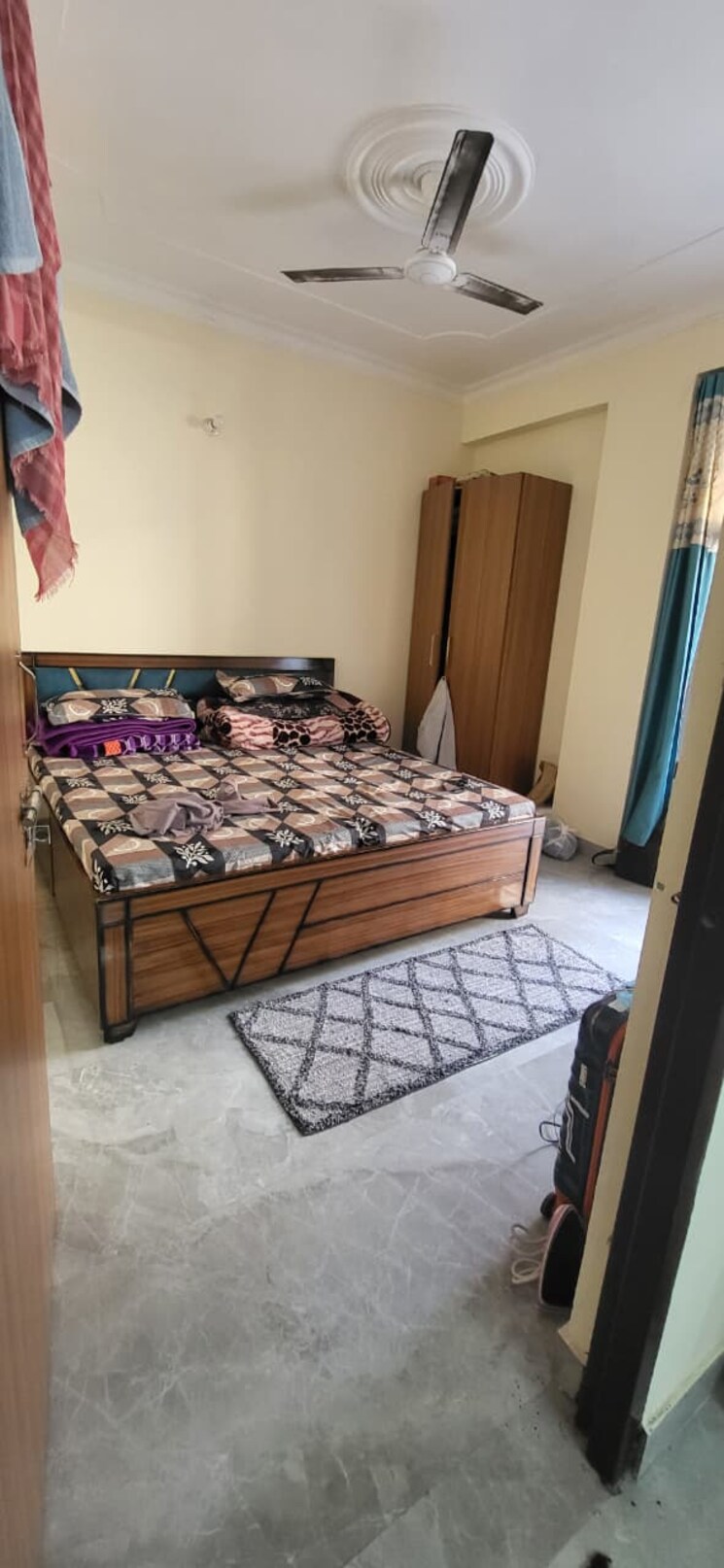 Bedroom, paryavaran complex 1 Bedroom 450 Sq.Ft. Builder Floor In Paryavaran Complex Delhi 9720317