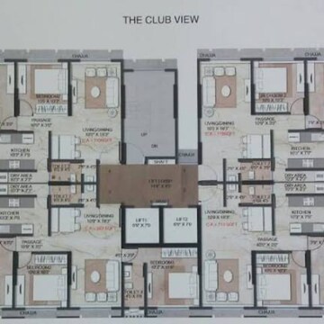 Floor Plan in 3 BHK Apartment at Andheri West – for Rent