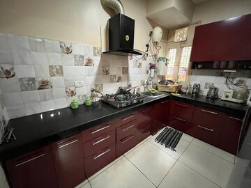 Kitchen in 4 BHK Apartment at Tarika CGHS, Sector 43 – for Sale