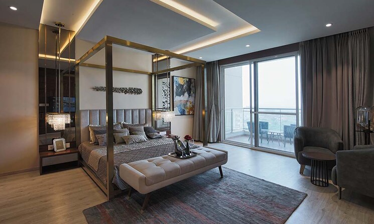 Master Bedroom, experion-windchants 4 Bedroom 4350 Sq.Ft. Apartment In Sector 112 Gurgaon 9720549