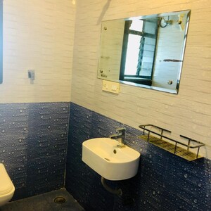 Bathroom in 3 BHK Apartment at Mount Mary Bandra, Mount Mary – for Rent