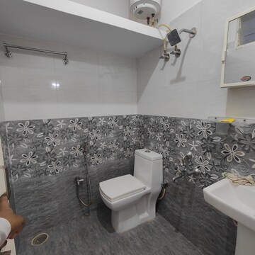 Bathroom in 2 BHK Apartment at Blue Orchid, Wheeler Road – for Rent