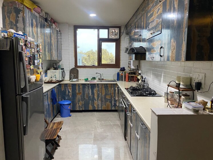 Kitchen, chattarpur 3 Bedroom 1500 Sq.Ft. Apartment In Chattarpur Delhi 9720655