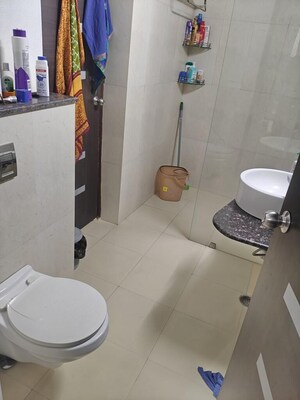 Bathroom in 3 BHK Apartment at Gaur Saundaryam, Tech Zone 4 Greater Noida – for Rent
