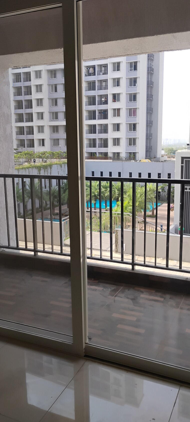 Balcony, kw-srishti 3 Bedroom 1485 Sq.Ft. Apartment In Raj Nagar Extension Ghaziabad 9720716