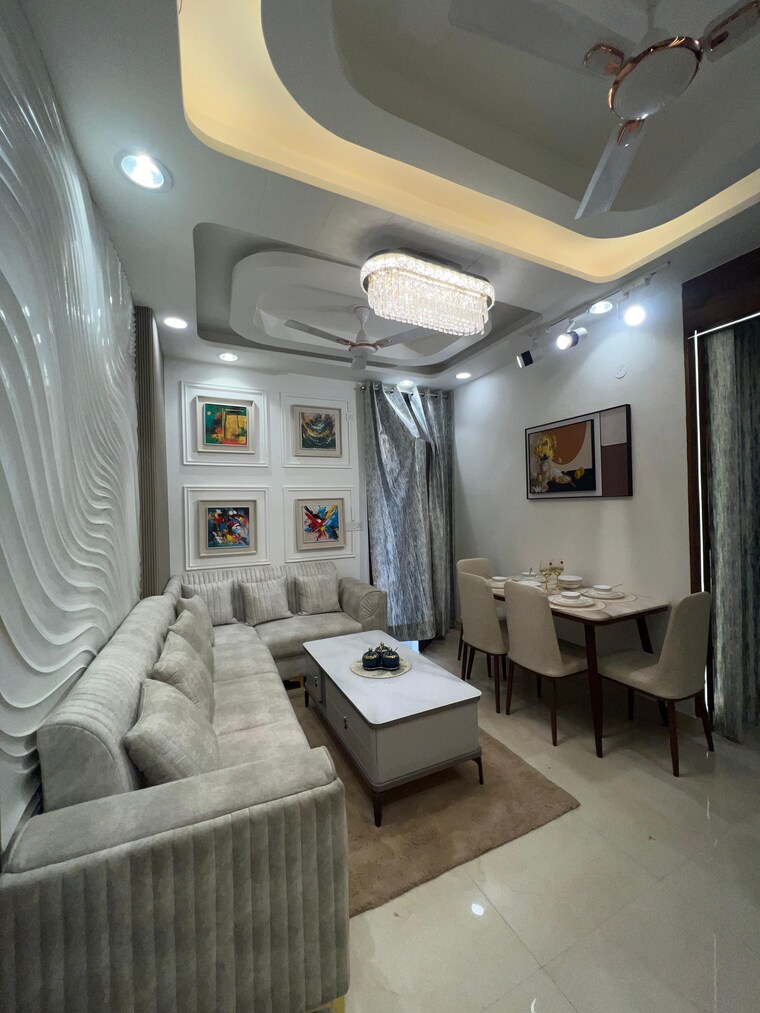 Living Room, dwarka mor 2 Bedroom 605 Sq.Ft. Builder Floor In Dwarka Mor Delhi 9720875