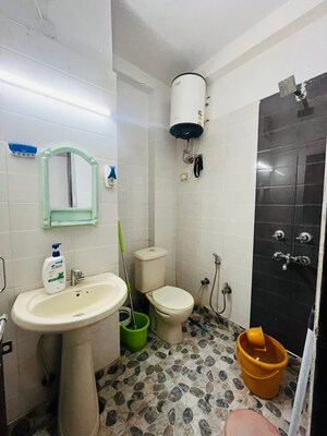 Bathroom in 2 BHK Builder Floor at Saket – for Rent