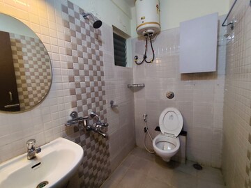 Bathroom in 3 BHK Apartment at Radiant Rose, Bannerghatta Road – for Rent