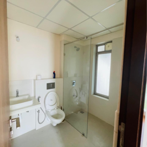 Bathroom in 2 BHK Apartment at Piramal Vaikunth Vraj, Balkum Pada – for Rent