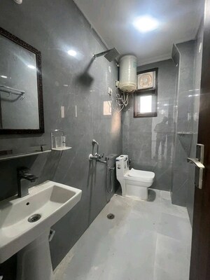 Bathroom in 2 BHK Builder Floor at Rajpur Khurd Extension – for Rent