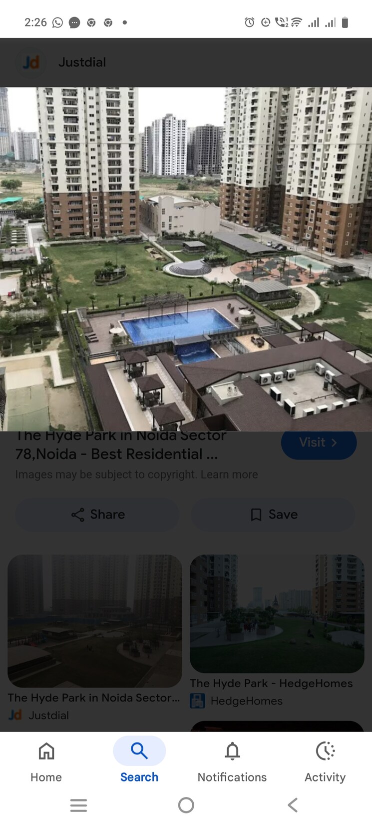 Exterior View, nimbus-the-hyde-park 3 Bedroom 1320 Sq.Ft. Apartment In Sector 78 Noida 9721193