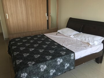 Bedroom in 2 BHK Apartment at Godrej Woodsman Estate, Hebbal – for Rent