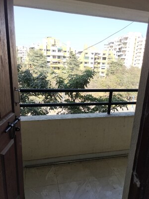 Balcony in 3 BHK Apartment at RK Lunkad Nisarg Nirmiti, Pimple Saudagar – for Rent