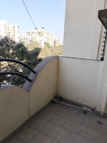 Balcony in 3 BHK Apartment at RK Lunkad Nisarg Nirmiti, Pimple Saudagar – for Rent
