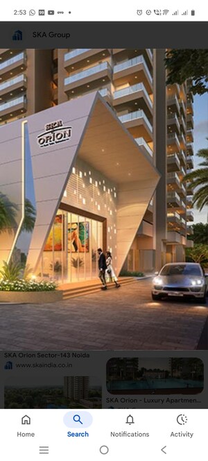 3 BHK Apartment – Exterior View View at SKA Orion, Sector 143b - for Sale