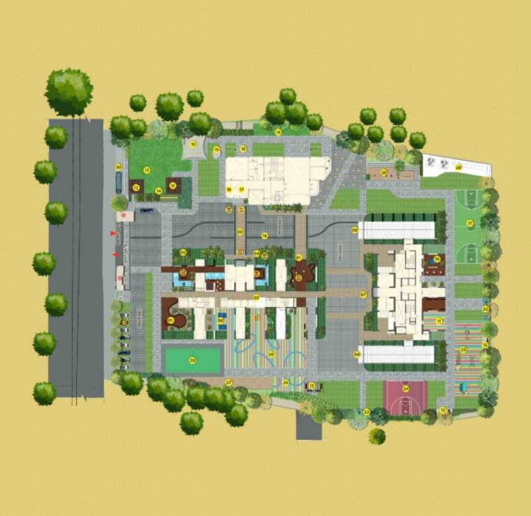 Master Plan, nallagandla 3 Bedroom 1785 Sq.Ft. Apartment In Nallagandla Hyderabad 9721288