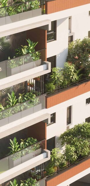 Balcony in 2 BHK Apartment at Financial District – for Sale