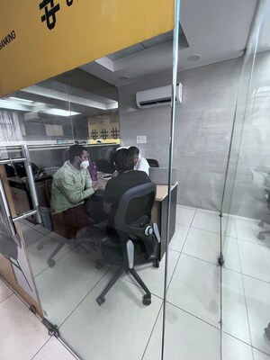 Team Area in  Office Space at C-Scheme – for Rent