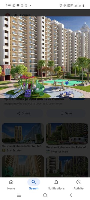 3 BHK Apartment – Exterior View View at Gulshan Ikebana, Sector 143 - for Sale
