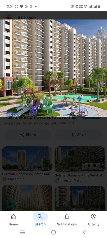 3 BHK Apartment – Exterior View View at Gulshan Ikebana, Sector 143 - for Sale
