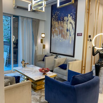 Living Room in 3 BHK Builder Floor at Tech Zone 4 Greater Noida – for Sale