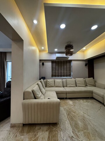 Living Room in 4 BHK Apartment at Lodha Splendora, Ghodbunder Road – for Sale