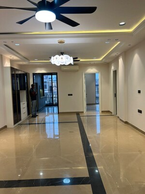 Building Lobby in 3 BHK Builder Floor at Yojana Vihar – for Sale