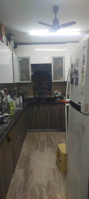 Kitchen in 2 BHK Builder Floor at Malviya Nagar – for Rent