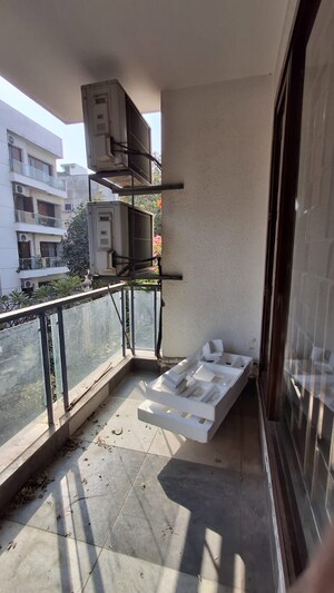 Balcony in 2.5 BHK Builder Floor at Malviya Nagar – for Rent