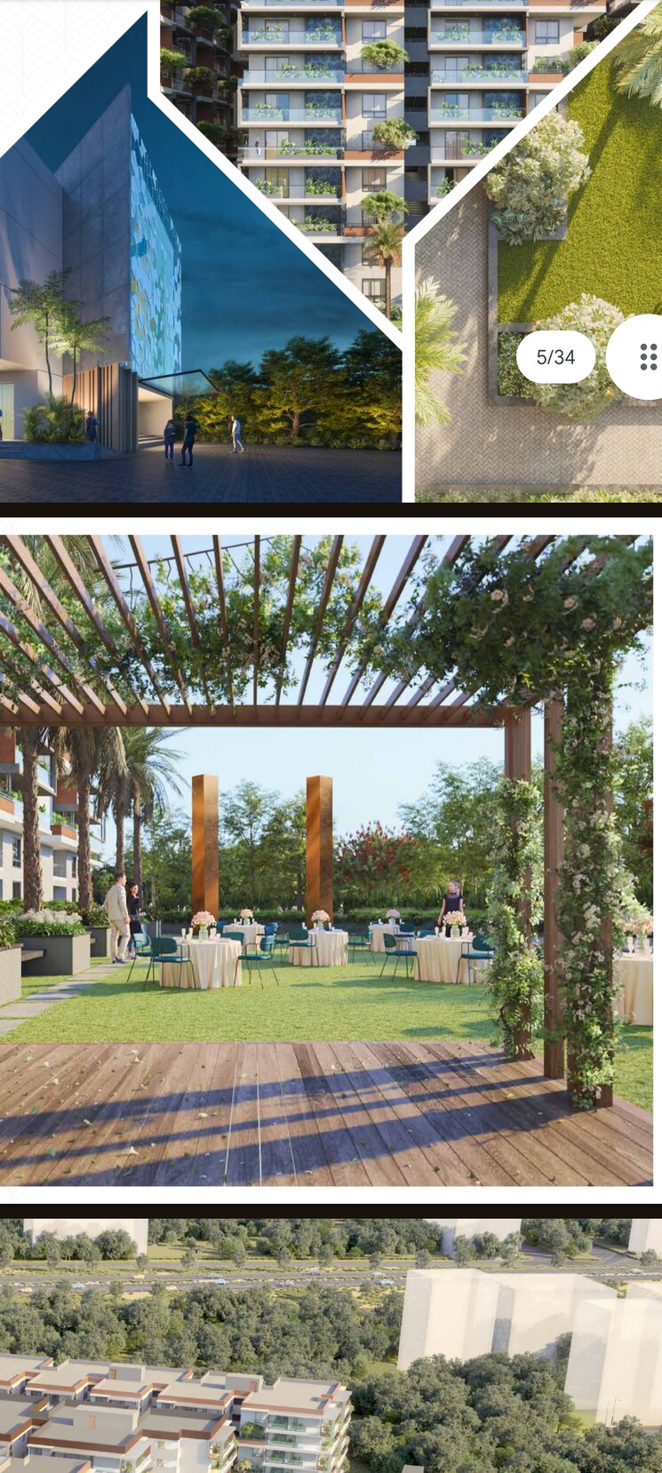 Garden, financial district 3 Bedroom 2841 Sq.Ft. Apartment In Financial District Hyderabad 9721521