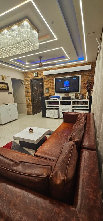 Living Room in 3 BHK Apartment at Charholi Budruk – for Sale
