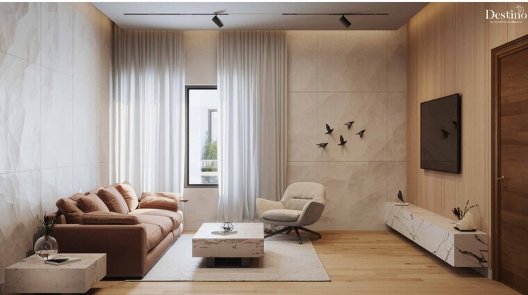 Living Room, financial district 3 Bedroom 1879 Sq.Ft. Apartment In Financial District Hyderabad 9721615