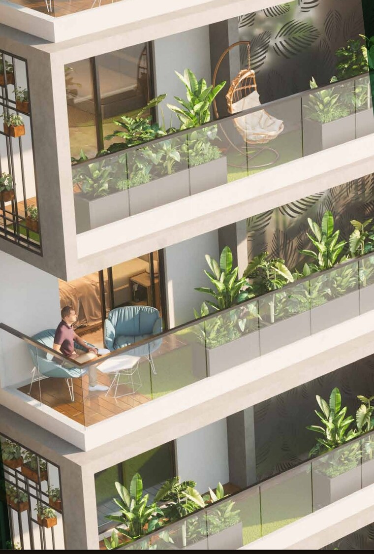 Balcony, financial district 3 Bedroom 1879 Sq.Ft. Apartment In Financial District Hyderabad 9721615