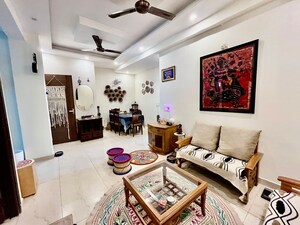 Living Room in 3 BHK Apartment at MS Enclave Zirakpur, Dhakoli – for Sale