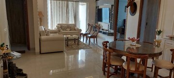 Living Room in 4 BHK Apartment at Gomti Nagar – for Rent