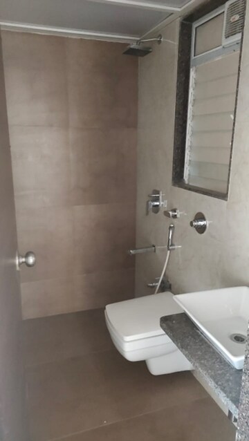 Bathroom in 3 BHK Apartment at Veena Serenity, Chembur – for Rent