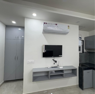 Kitchen in 1 RK Builder Floor at Huda Staff Colony, Sector 46 – for Rent