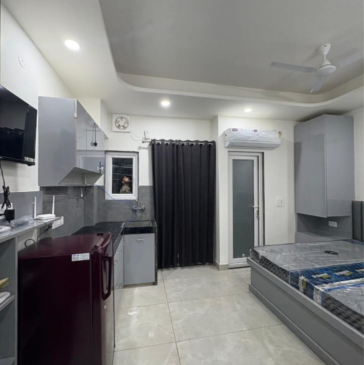 Kitchen, huda-staff-colony 1 RK 560 Sq.Ft. Builder Floor In Sector 46 Gurgaon 9721784