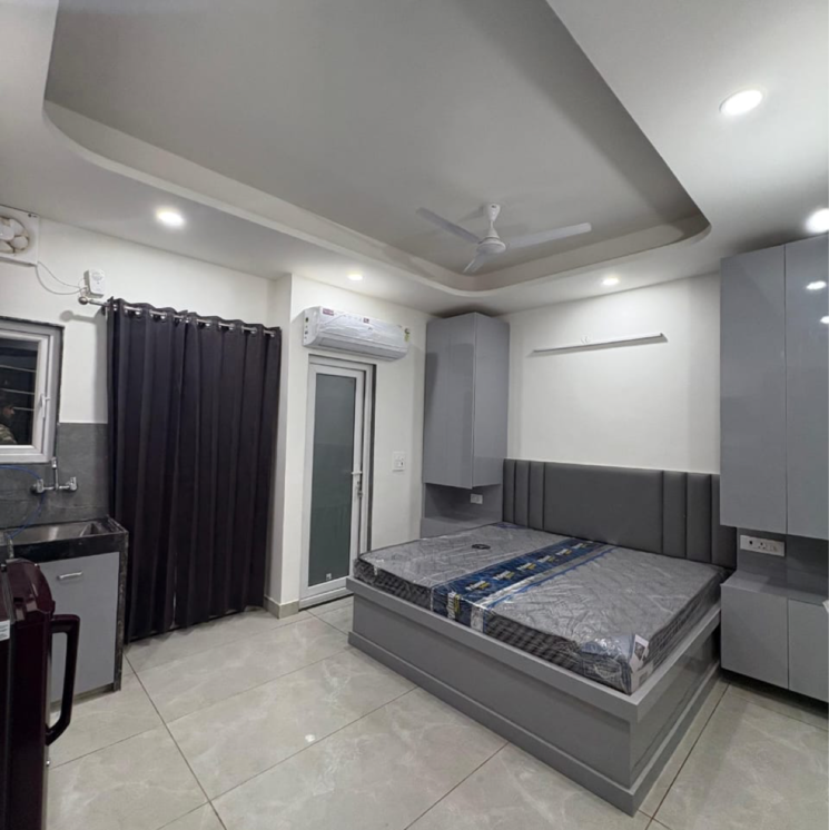 Living Room, huda-staff-colony 1 RK 560 Sq.Ft. Builder Floor In Sector 46 Gurgaon 9721784