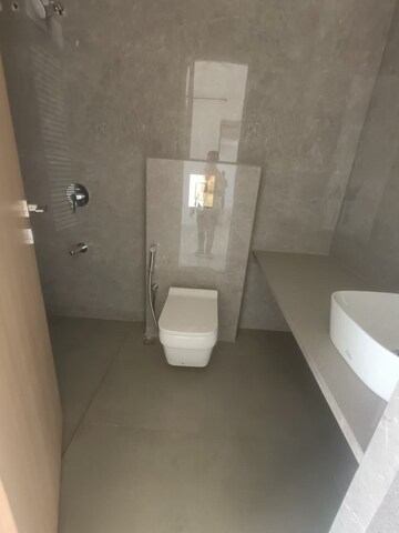 Bathroom in 3 BHK Apartment at Tricity Montview, Sanpada – for Rent