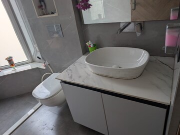 Bathroom in 2 BHK Apartment at SS The Leaf, Sector 85 – for Rent