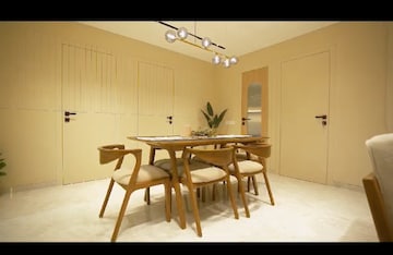 Living Room in 3 BHK Apartment at Vesu – for Sale