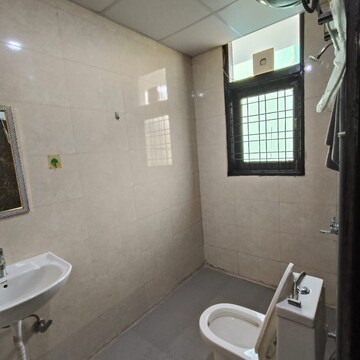 Bathroom in 3 BHK Builder Floor at Baani Square, Mayfield Garden – for Rent