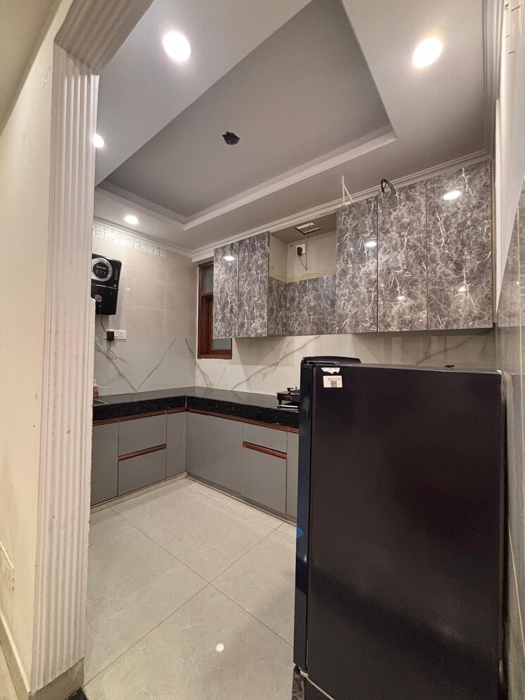 Kitchen, palm-residency-chhatarpur 2 Bedroom 900 Sq.Ft. Builder Floor In Chattarpur Delhi 9722016