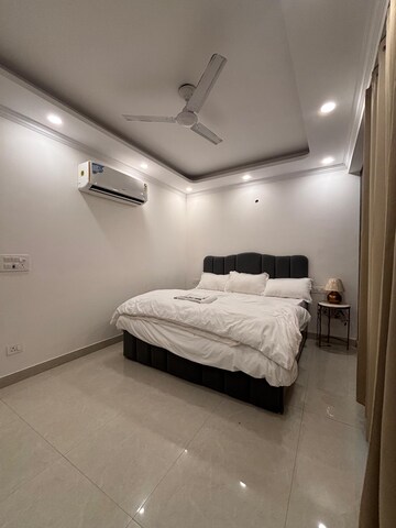 Bedroom in 2 BHK Builder Floor at Palm Residency Chhatarpur, Chattarpur – for Rent