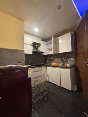 Kitchen in 2 BHK Builder Floor at Palm Residency Chhatarpur, Chattarpur – for Rent