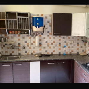 Kitchen in 3 BHK Builder Floor at Landmark Towers, Sector 51 – for Rent