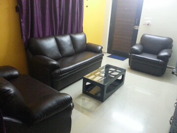 Living Room in 3 BHK Apartment at Jains Carlton Creek, Manikonda – for Rent